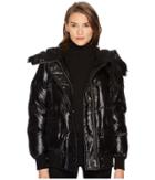 The Kooples - Technical Satin And Faux Fur