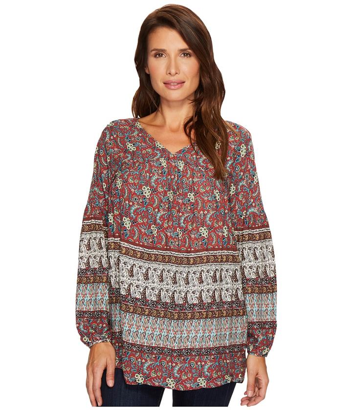 Wrangler - V-neck Dress Balloon Sleeves