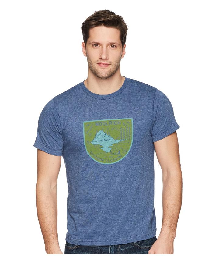 Woolrich - Hayes Run Heather Graphic Tee