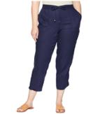 Lauren Ralph Lauren - Plus Size Straight Linen Pants