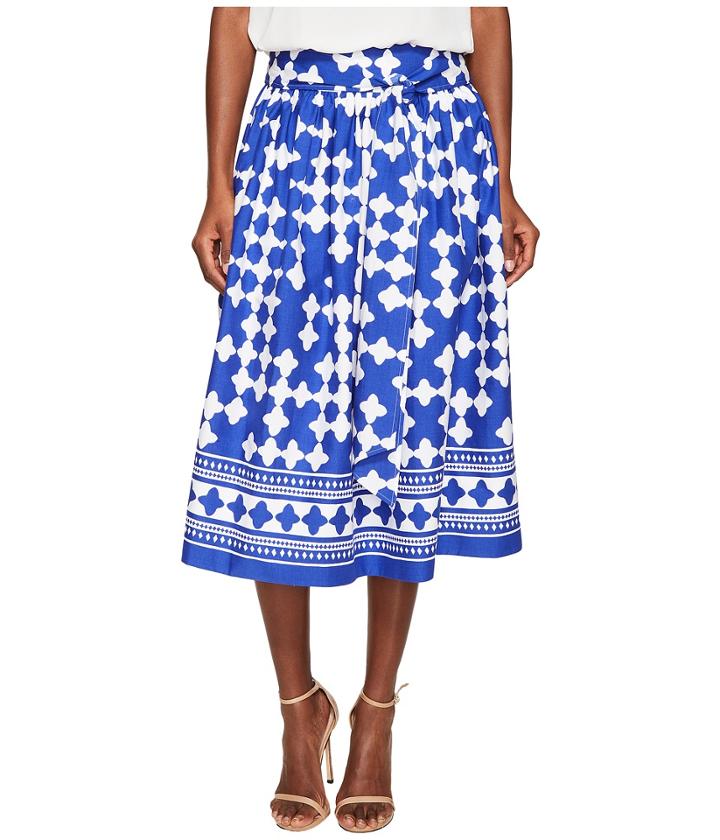 Kate Spade New York - Spice Things Up Lantern Poplin Midi Skirt