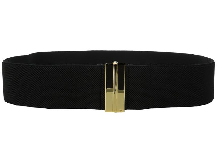Lauren Ralph Lauren - 2 1/2 Dress Beveled Sliding Interlock On Stretch Strap