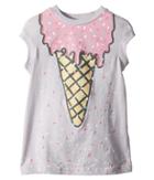 Stella Mccartney Kids - Jony Ice Cream Print Dress W/ Scattered Sprinkles