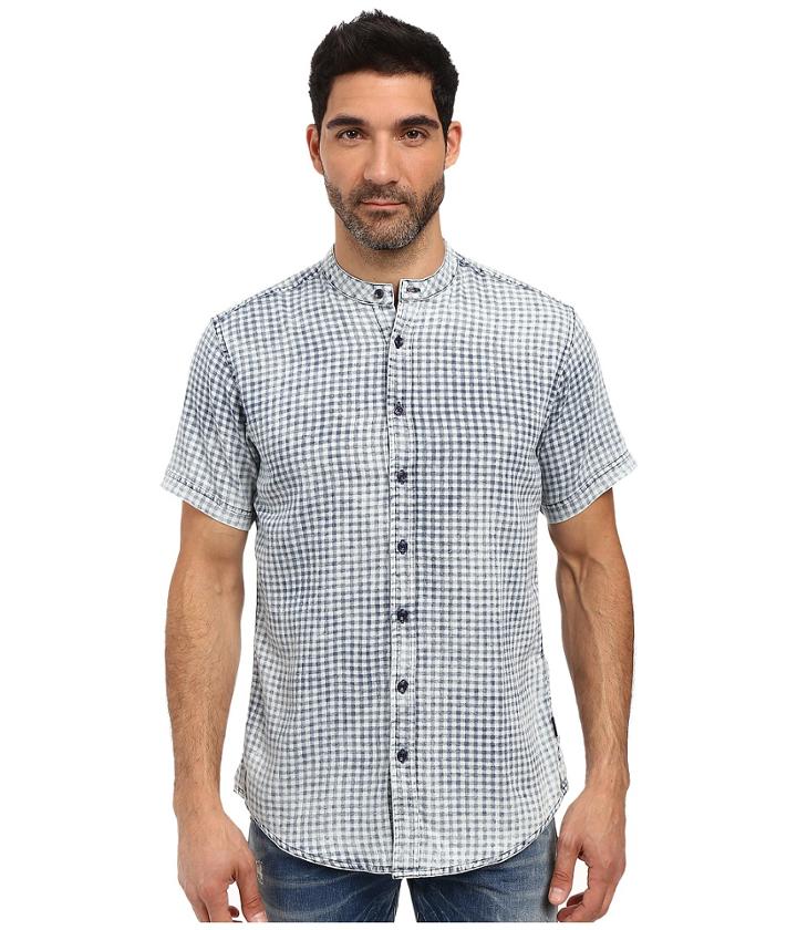 Publish - Garvey - Mandarin Collared Full Button Up Woven