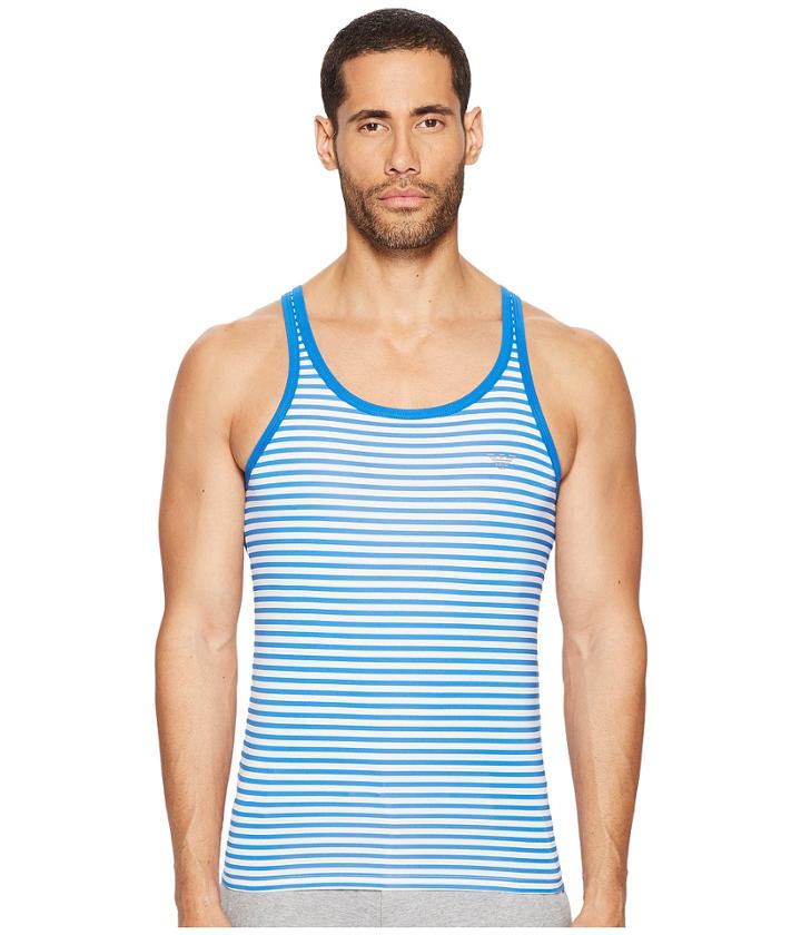 Emporio Armani - Sailor Stripe Microfiber Tank Top