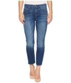 7 For All Mankind - Kimmie Crop In Barrier Reef Broken Twill