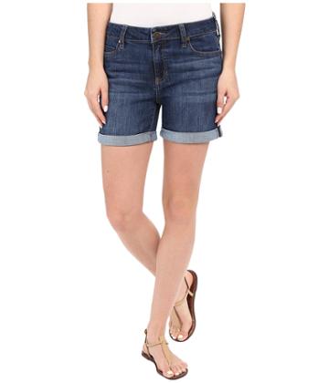 Liverpool - Vickie Shorts In Montauk Mid Blue