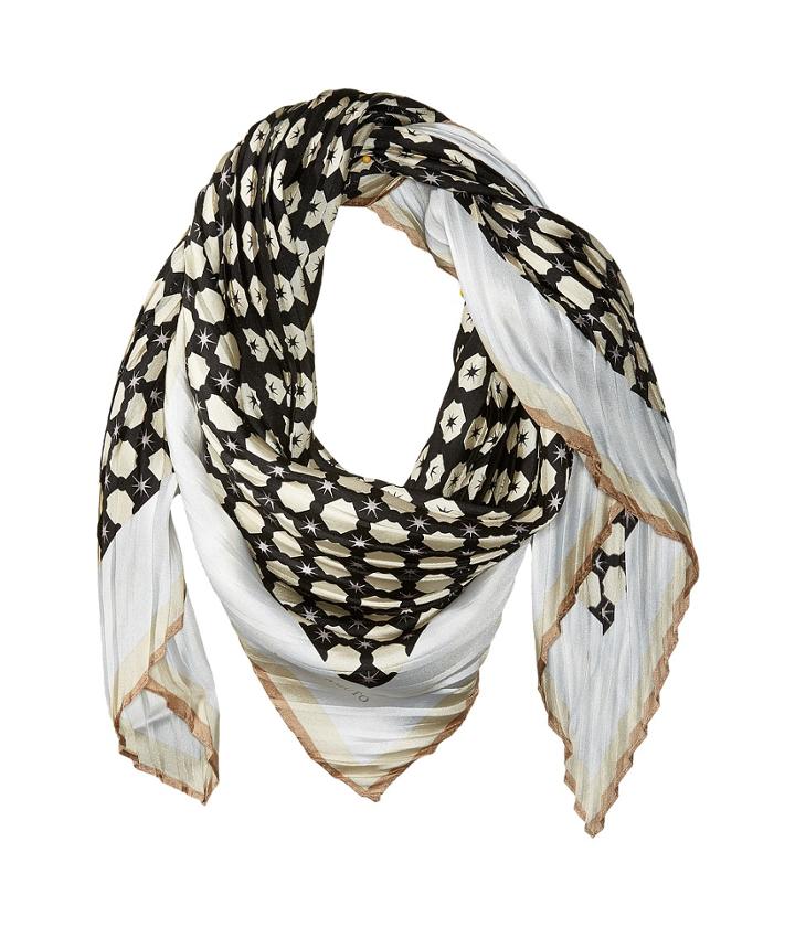 Vince Camuto - Military Dot Pleated Square Scarf