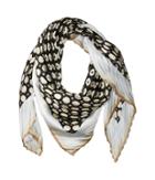 Vince Camuto - Military Dot Pleated Square Scarf