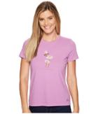 Life Is Good - Bumble Bee Daisy Crusher Tee