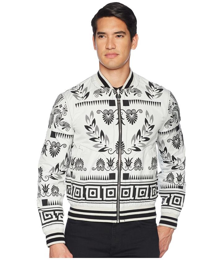 Versace Collection - Reversible Floral Print Bomber