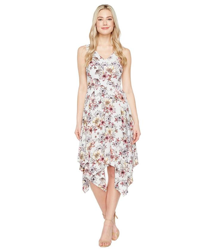 Jessica Simpson - Printed Ruffle Dress