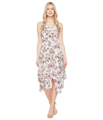 Jessica Simpson - Printed Ruffle Dress