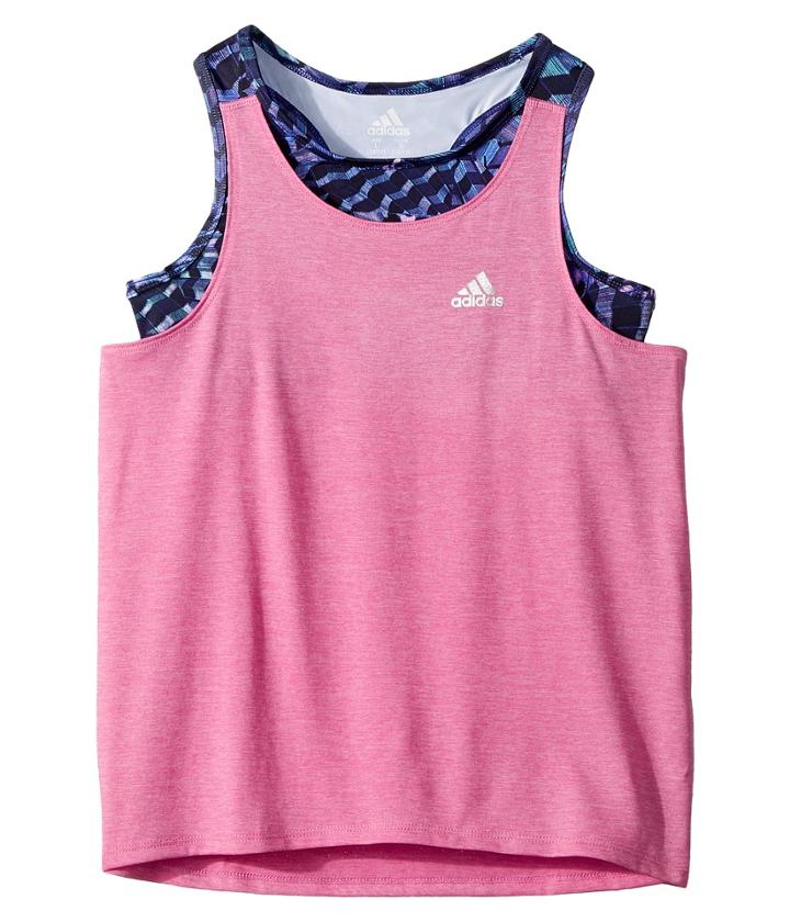 Adidas Kids - Melange Twofer Tank Top