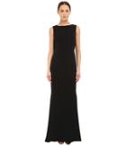 Marchesa Notte - Crepe Gown W/ Cowl Back