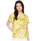 Lauren Ralph Lauren - Petite Floral Linen-blend Top
