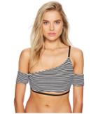 Sports Illustrated - Rebel Rebel Asymmetrical Cold Shoulder Bikini Top