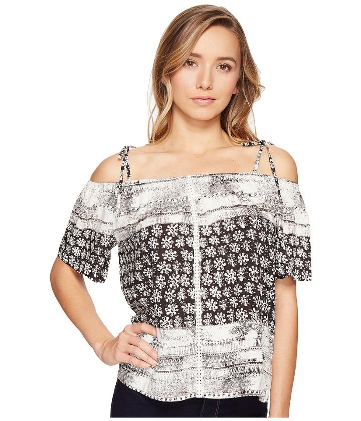 Michael Stars - Charlotte Print Off The Shoulder Top