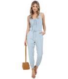Jack By Bb Dakota - Mimi Washed Out Chambray Jogger Jumpsuit