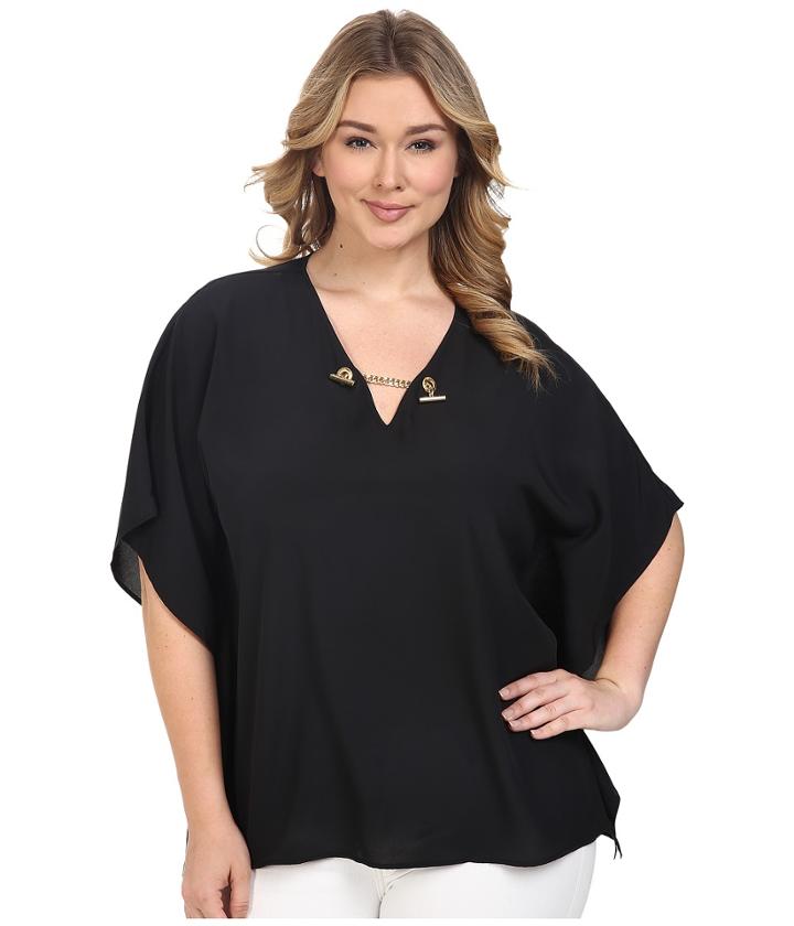Michael Michael Kors - Plus Size Chain Flutter Top