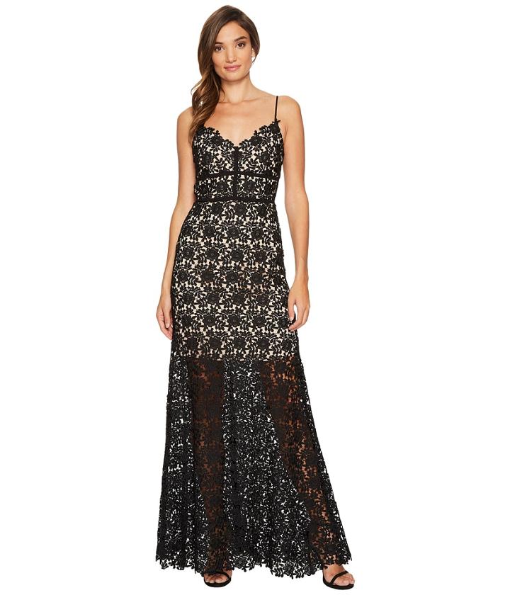 Jill Jill Stuart - Spaghetti Strap Chemical Lace Gown