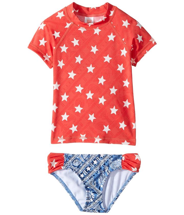 Billabong Kids - Starlight Short Sleeve Rashguard Set