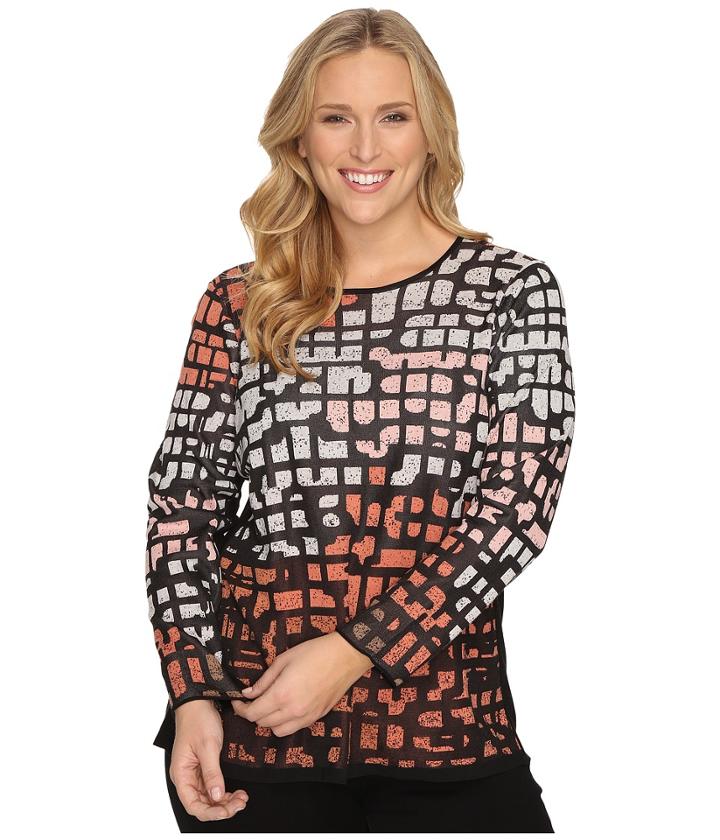 Nic+zoe - Plus Size Pattern Play Top