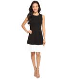 Christin Michaels - Leena Sleeveless Color Block Ponte Dress
