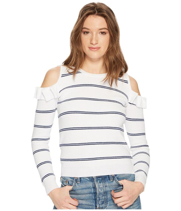 Jack By Bb Dakota - Eloisa Cold Shoulder Striped Sweater