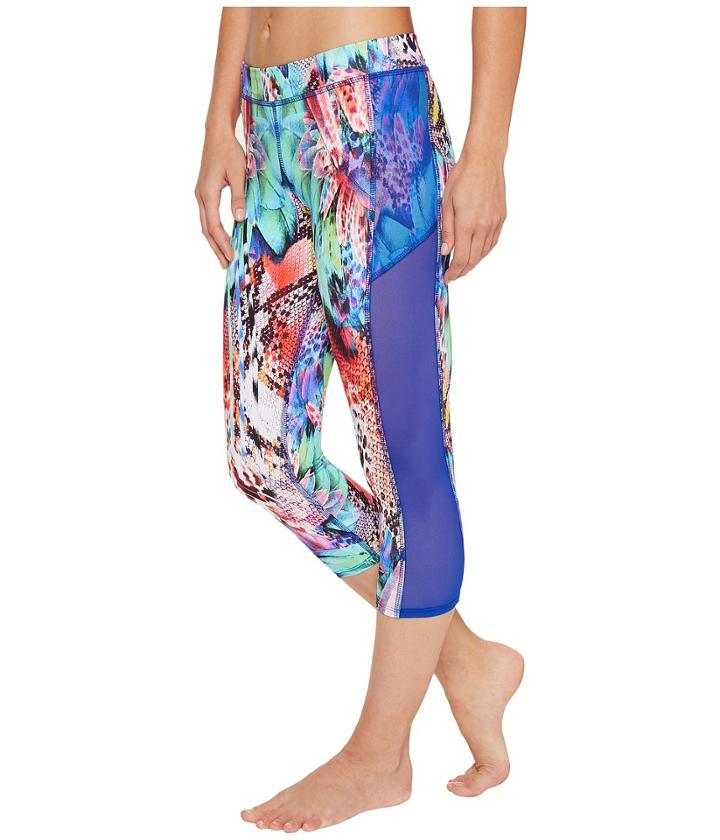 Luli Fama - Gorgeous Chaos Mesh Sides Capri