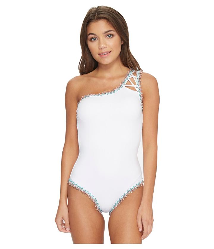 Becca By Rebecca Virtue - Mardi Gra Asymmetrical One-piece