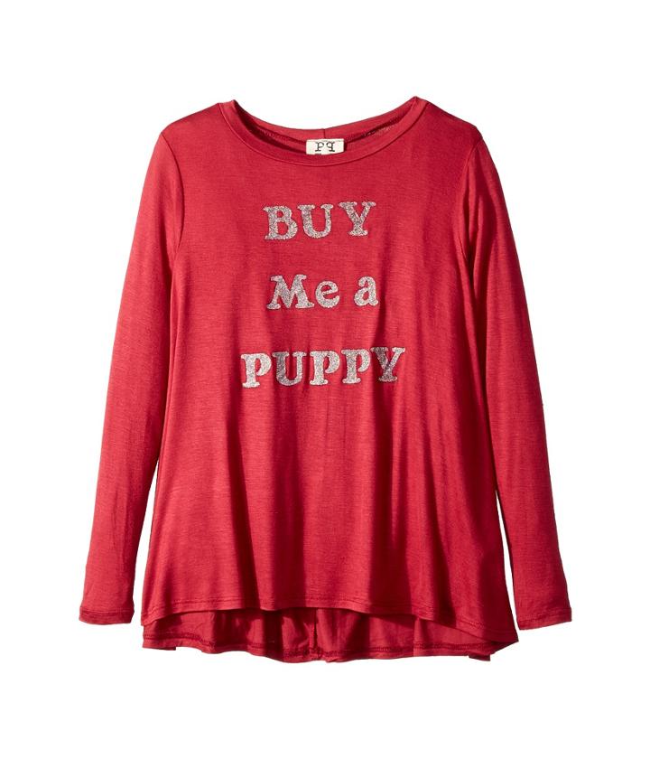 People's Project La Kids - Buy Me Pup Knit Long Sleeve Tee