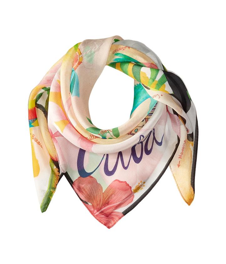 Echo Design - Mapa De Cuba Silk Square Scarf