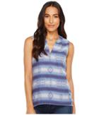 Dylan By True Grit - Jackson Double Weave Jacquard Sleeveless Tunic