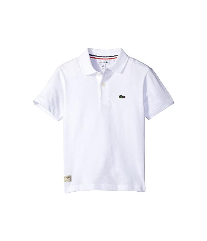 Lacoste Kids - Short Sleeve Solid Jersey Polo