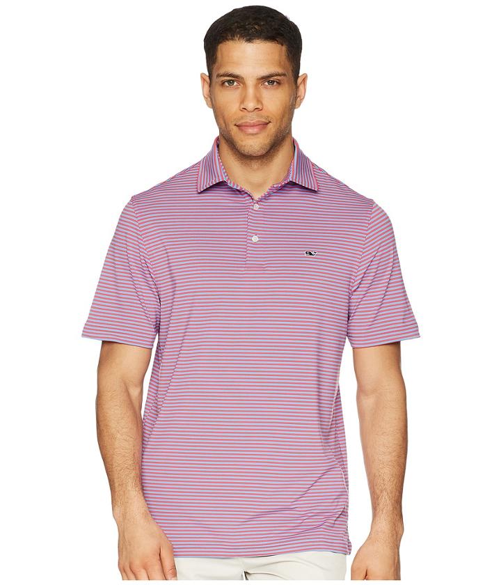 Vineyard Vines Golf - Kennedy Stripe Sankaty Polo