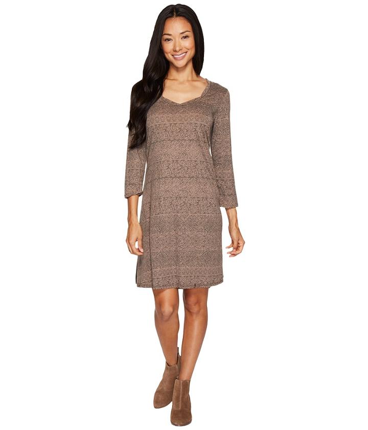 Mod-o-doc - Moroccan Trellis Elbow Sleeve Swing Dress
