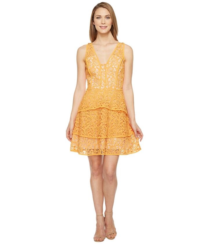 Adelyn Rae - Maddie Woven Lace Fit And Flare