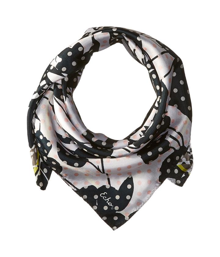 Echo Design - Dots On Dots Silk Square Scarf