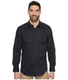 Perry Ellis - Long Sleeve Geo Graph Print Dress Shirt