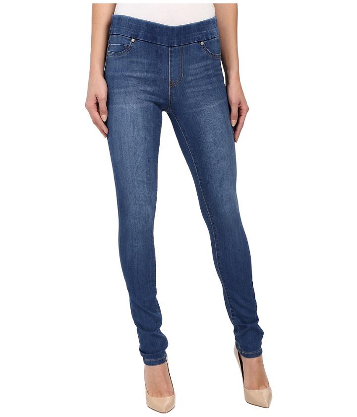 Liverpool - Sienna Pull-on Silky Soft Denim Skinny Jean Leggings In Lanier Mid Blue
