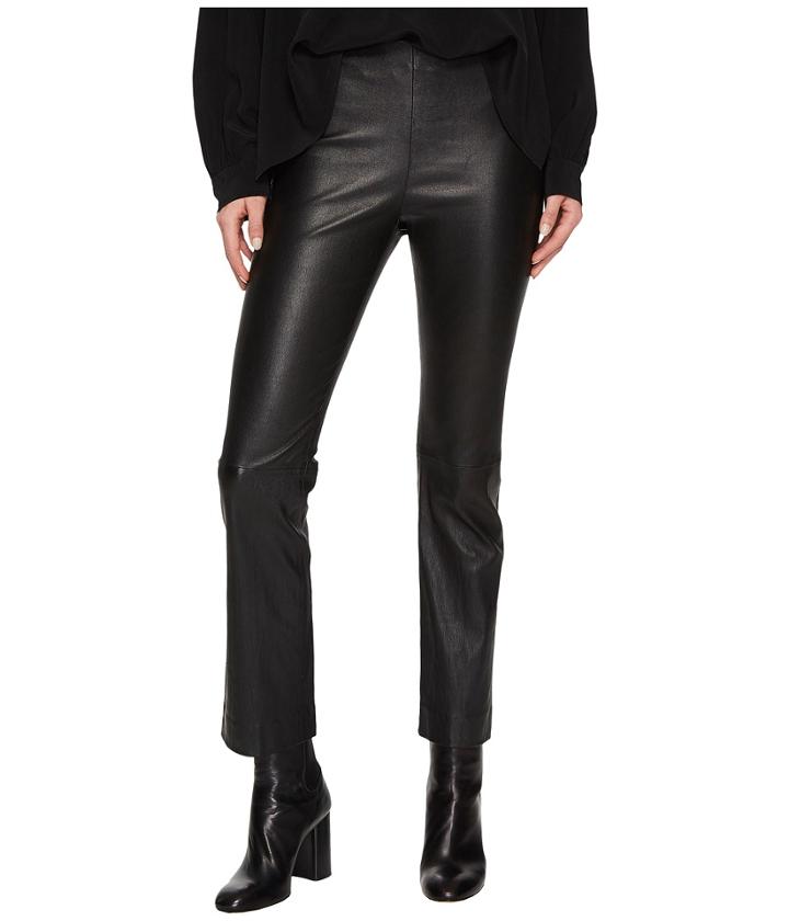 Vince - Leather Flare Pants