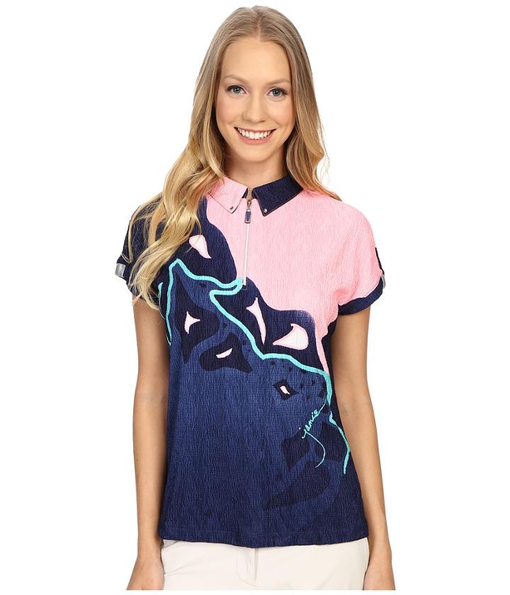 Jamie Sadock - Lava Lamp Print Crunchy Short Sleeve Top