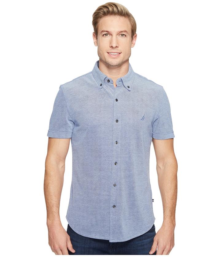 Nautica - Short Sleeve Button Down Polo
