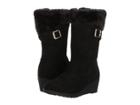 Kensie Girl Kids - Suede Fur Topped Wedge Boot