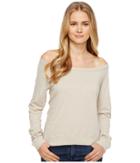 Three Dots - Off Shoulder Sweatshirt