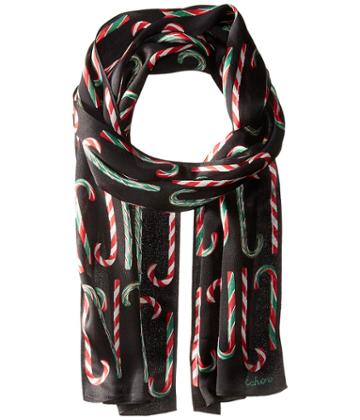 Echo Design - Candy Cane Forest Silk Oblong