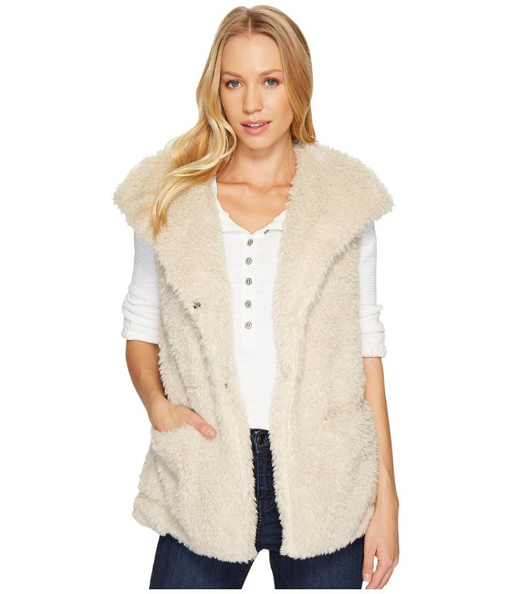 Dylan By True Grit - Ultra Soft Sherpa Cozy Pocket Vest