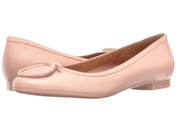 Salvatore Ferragamo - Nappa Ballerina Flat With Large Gancio