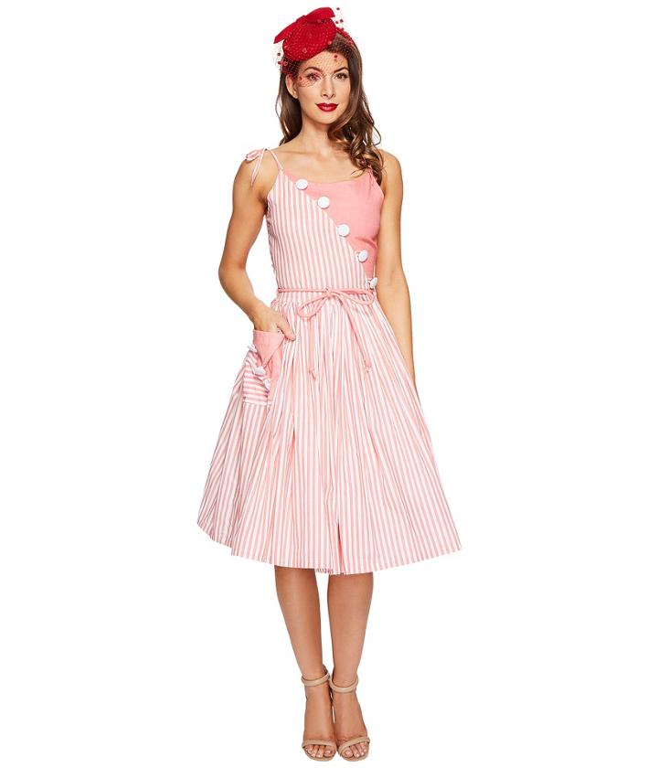 Unique Vintage - Hamilton Swing Dress